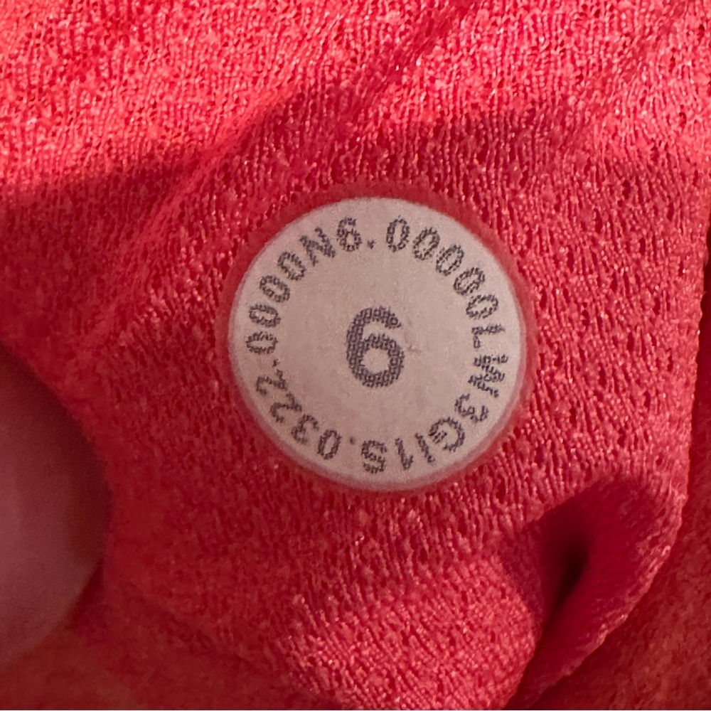 Lululemon Its Rulu Run Cropped Half Zip Camo Pale Raspberry Pink Mist Size 6 - Picture 9 of 14